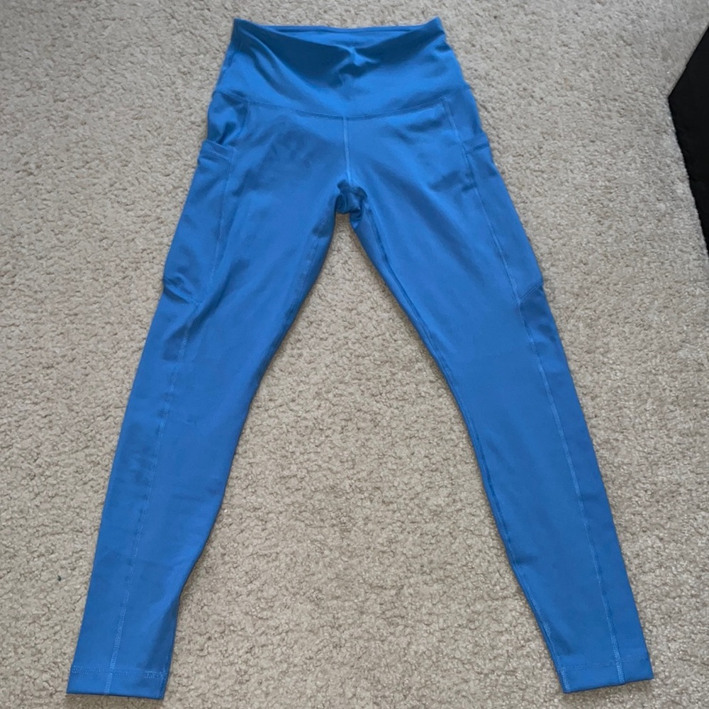Baby blue leggings